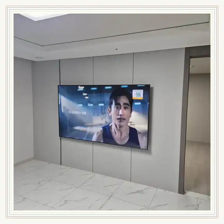 벽걸이TV 거치대 참고 사진 · 오산세교 하우스토리 더센트럴 설치 조건