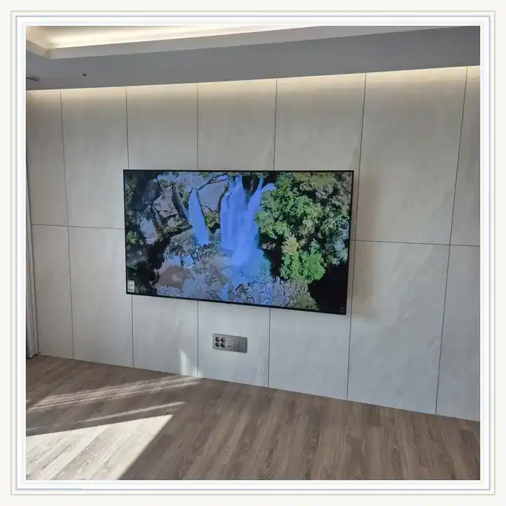 벽걸이TV 거치대 참고 사진 · 쌍용 더 플래티넘 장항 설치 조건